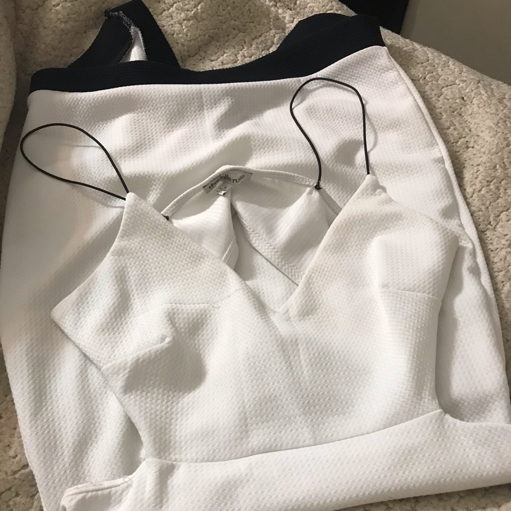 White formal dress